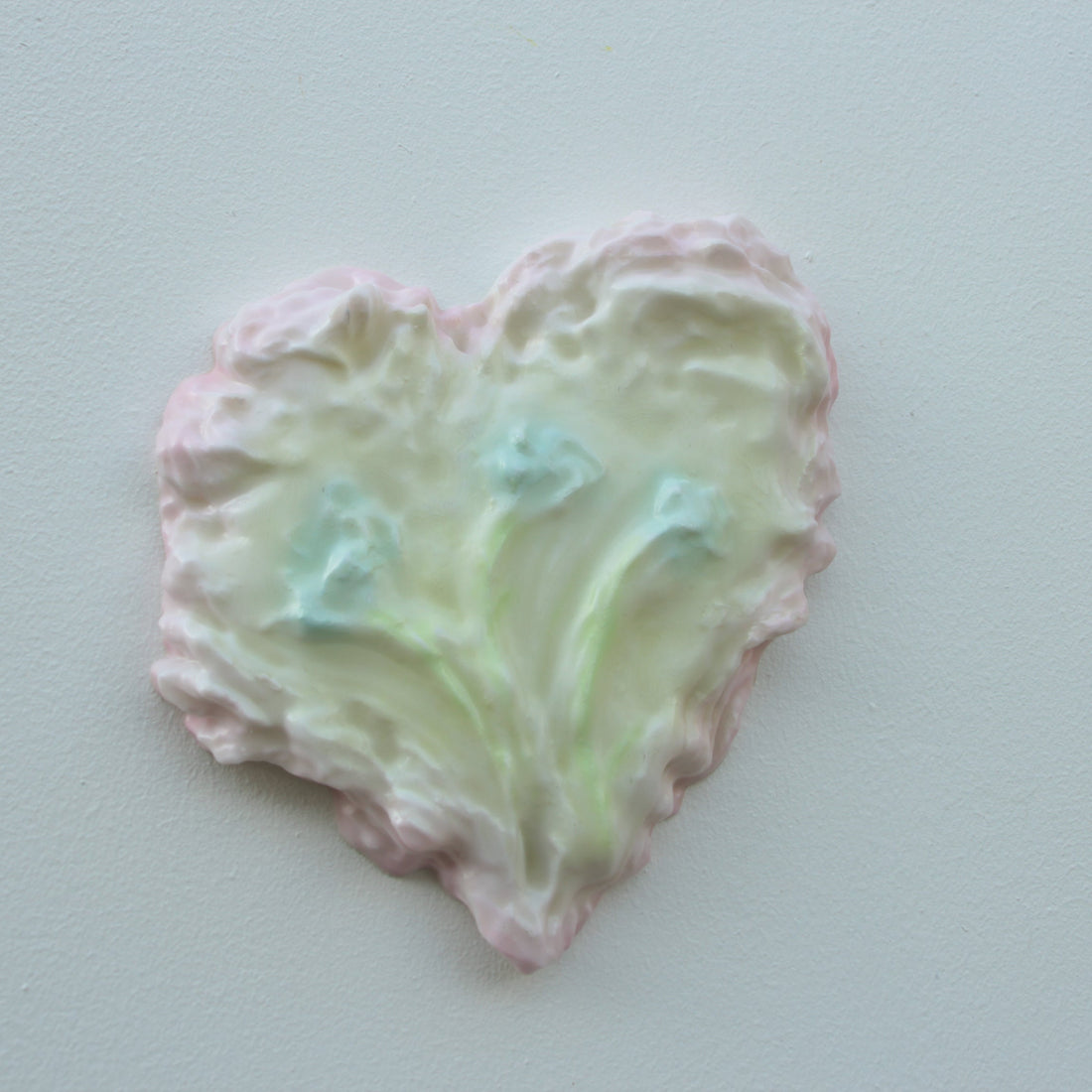 Piece of Cake 2, a pastel wall relief by Teemu Salonen, 2026.