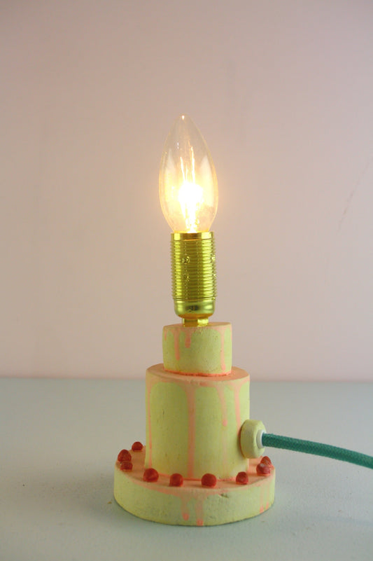 ceramic-cake lamp-2015-teemu-salonen — artwork by Teemu Salonen