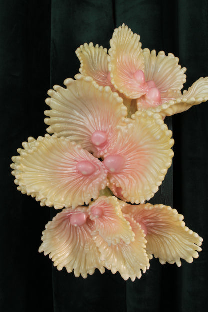 Blooming Coral nro 3 — wall sculpture by Teemu Salonen, overhead view