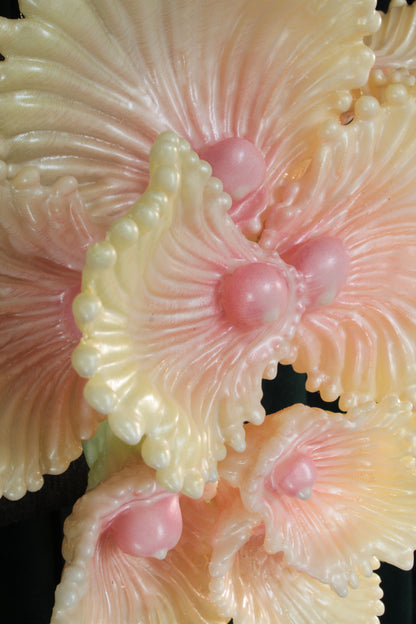 Blooming Coral nro 3 — wall sculpture by Teemu Salonen, scale reference view